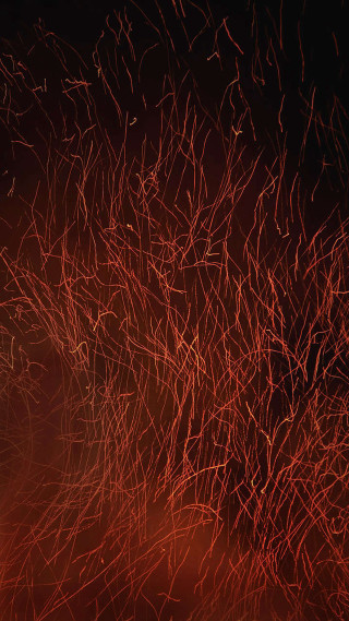Red firework night sky black - free new year wallpaper