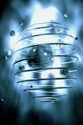 Blue space station objects bubbles - boleslaw cybi free wallpaper