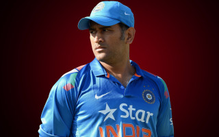 Man blue shirt hat red - a red background behind free wallpaper
