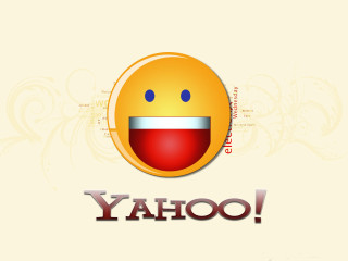 Yellow smiley face yahoo red - cheerful free wallpaper