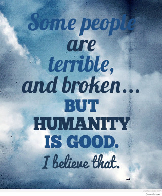 Sky clouds quote human rights - e. william gollings free wallpaper