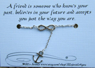 Card chain anchor message image - a friend free wallpaper