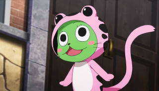 Cartoon cat pink green white - cat free wallpaper