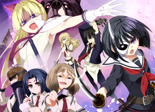 Anime characters group expressions gestures 2 - their face free wallpaper