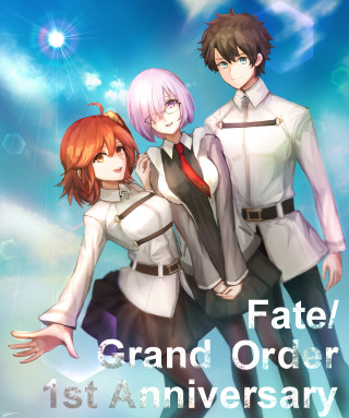 Couple sky anniversary fate grand - a sky background behind them free wallpaper