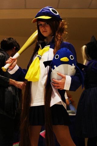 Woman costume baseball bat penguin - cosplay free wallpaper