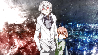 Anime couple cityscape stars background - a cityscape background free wallpaper