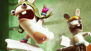 Cartoon character skateboard rabbit hat - game art free wallpaper