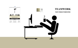 Person desk computer book poster - figurativism free wallpaper