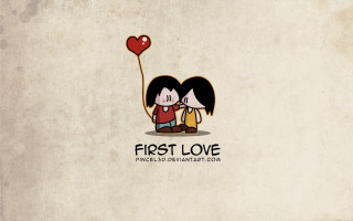 Couple heart shaped balloon first 2 - balloon free wallpaper