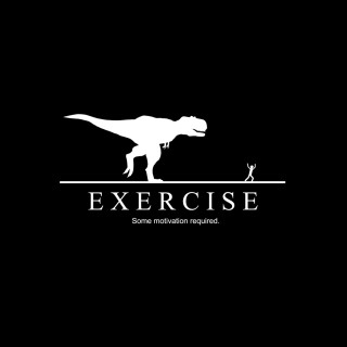 Black white logo dinosaur exercise 2 - microscopic free wallpaper