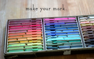 Box colored crayons make your - brush stroke free wallpaper