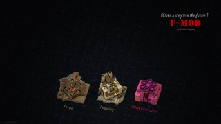 Colored objects black background caption - eden box free wallpaper