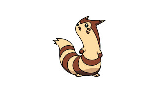 Cartoon character striped tail black - tail free wallpaper