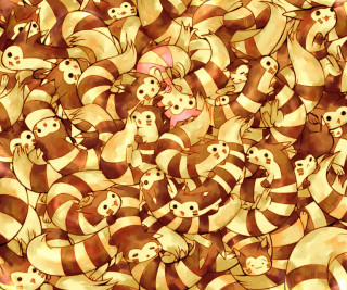 Brown white striped animals wallpaper - craola free wallpaper