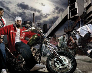 Men motorcycles city cloudy sky - motorcycle free wallpaper