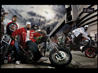 Men motorcycles street cloudy sky - motorcycle free wallpaper