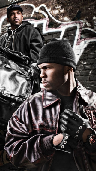 Man leather jacket black hat - derold page free wallpaper