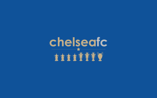Blue background chess board pieces - temporary art free wallpaper