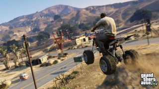 Desert mountain dirt hill quad - les automatiste free wallpaper