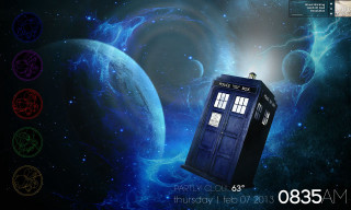 Doctor space phone planets stars - a phone free wallpaper