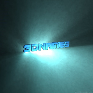 Blue 3d text black white - context art free wallpaper
