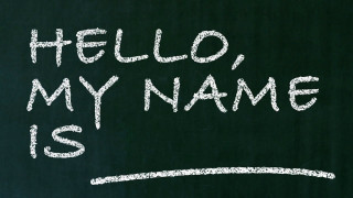 Hello chalkboard with the words - a chalkboard free wallpaper