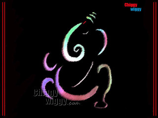 Colorful elephant red frame black - crayon art free wallpaper