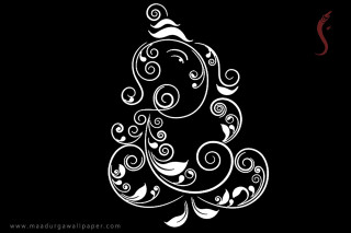 White christmas tree red ribbon - swirl free wallpaper