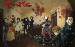Hallway blood gun people group - the other hand free wallpaper