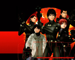 Anime characters red background black 2 - a red background free wallpaper for desktop