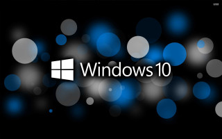 Black background blue white logo 12 - purism free wallpaper