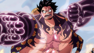 Cartoon character huge chest huge - a demon in the background free wallpaper