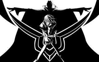 Black white drawing person holding 2 - the other hand free wallpaper