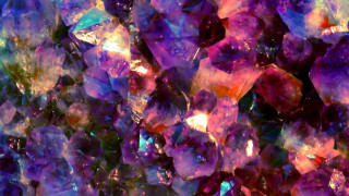 Crystals closeup tabletop blue purple - a close up of a bunch free wallpaper