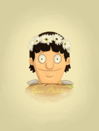 Cartoon character flower hair name - folk art free wallpaper