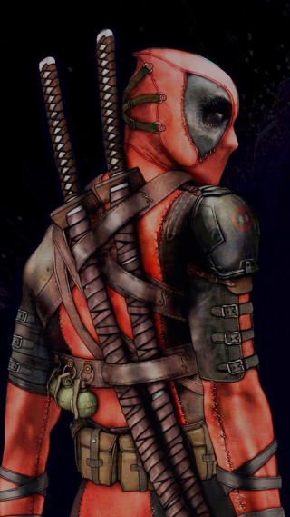 Deadpool man guns knife costume - eddie mendoza free wallpaper
