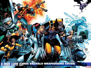 X men comics characters white - man free wallpaper