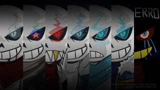 Cartoon faces colorful eyes mouths - different color and shapes free wallpaper