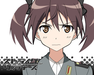 Anime character ponytail uniform illustration - a anime character free wallpaper