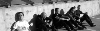 Group people sitting wall legs - their leg free wallpaper