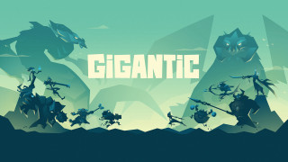 Group people giant mountain monsters - a group of people in front free wallpaper