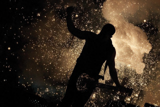 Man skateboard dark stars sky - david alfaro siqueiros free wallpaper