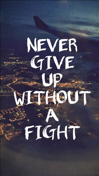 Plane wing quote never give - benjamin franklin free wallpaper