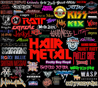Metal poster logo design various - metal free wallpaper