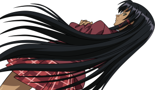 Woman long black hair dancing - plaid free wallpaper