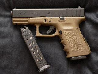 Gun knife black cloth matte - a gun and a knife free wallpaper