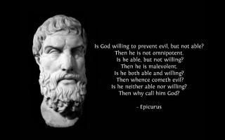 Bust of a man with 2 - god free wallpaper