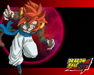 Cartoon character red hair blue 7 - akira toriyama free wallpaper