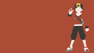 Woman hat black pants talking - flat color free wallpaper